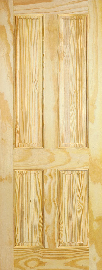 6 Panel Clear Pine Internal Door L