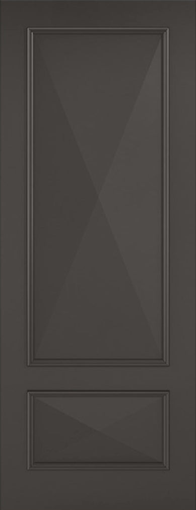 Arnhem 2 Panel Black Primed Fire Door
