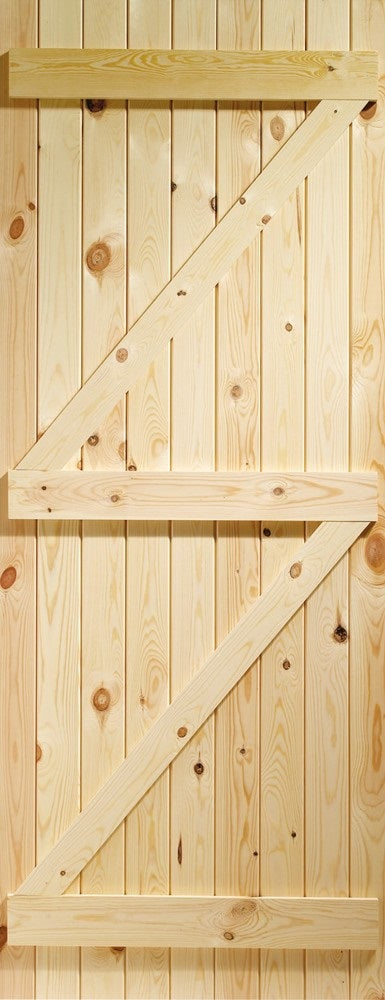 Ledged Braced Arched Top Gate Pine