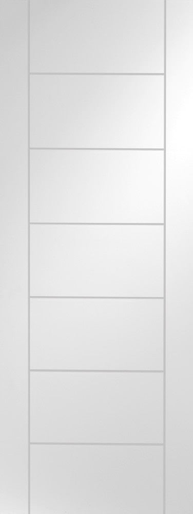 Portici White Prefinished Fire Door