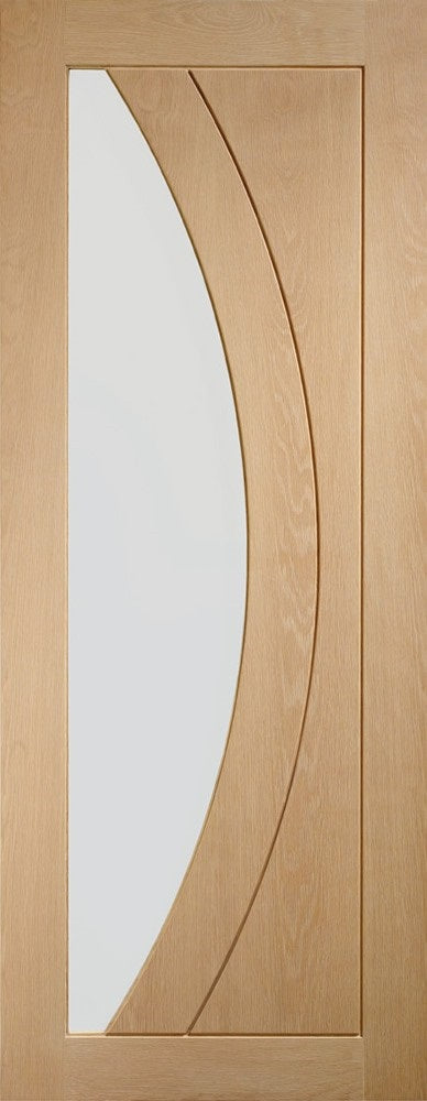 4 Line Smooth White Primed Moulded Internal Door