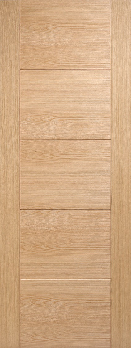 4 Panel Flat Panels Oak Internal Door Unfinished