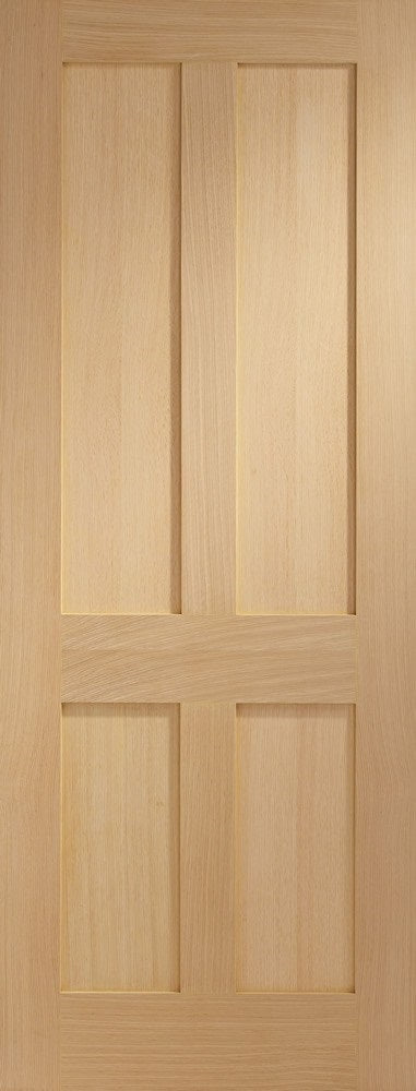 Victorian 4 Panel Oak Fire Door X