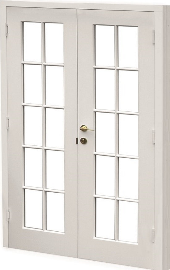 Bespoke timber traditional glazed external French doors and frame — supply & fit North London, NW London, Middlesex, Herts & Essex