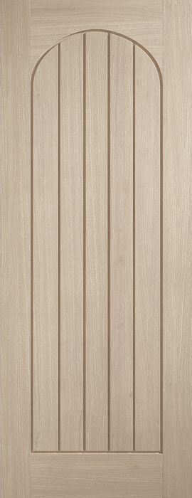 Mexicano Arched, Square Top Blonde Oak Internal Door