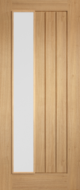 Oak Mexicano Offset frosted glass