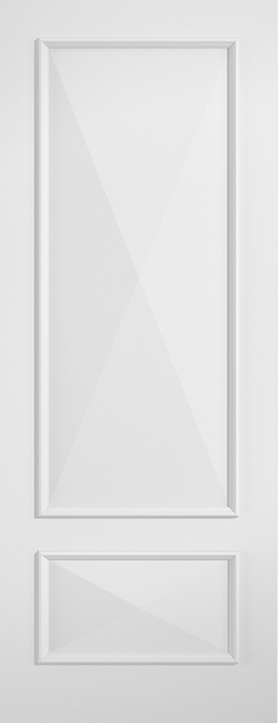 Knightsbridge 2 Panel White Primed Internal Door