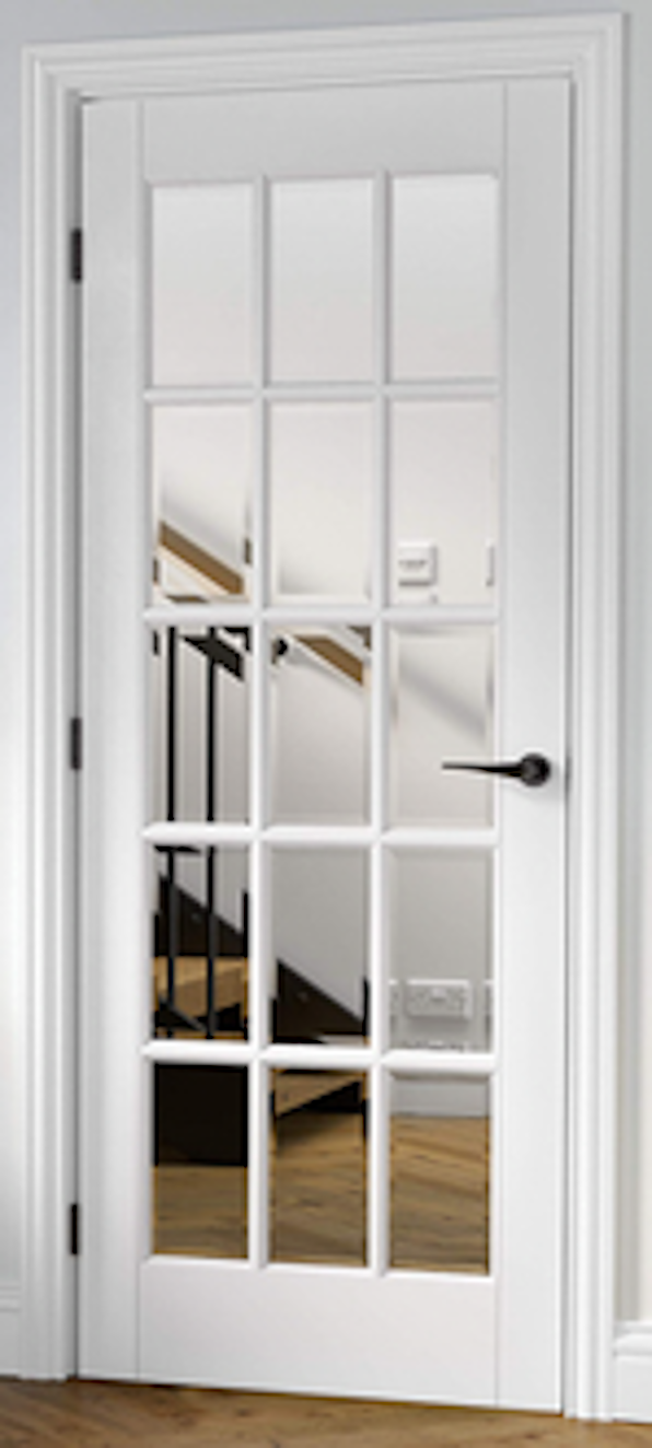 SA 15 light White primed internal door