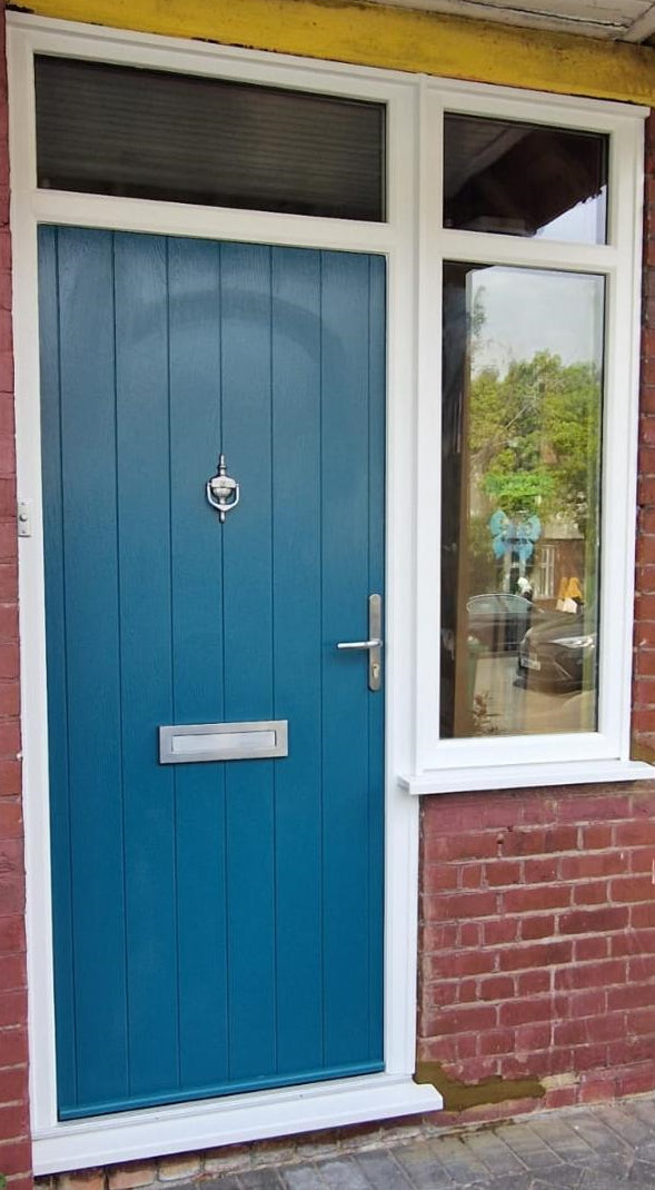 Bespoke Flint  External Composite door & Sidelight