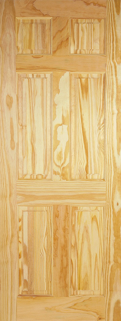 Regency 6 Panel White Primed Solid Internal Door