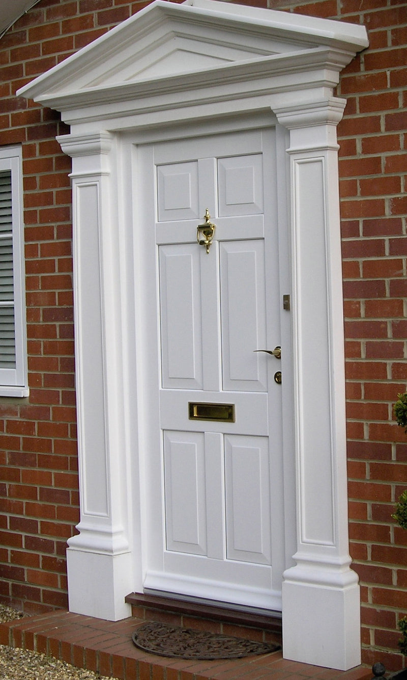 Newbury External GRP Door Grey Frosted