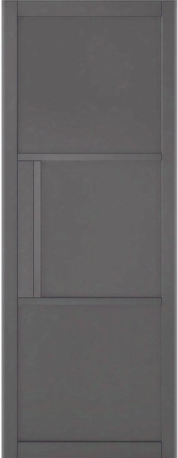 Black tribeca 3 panel internal door