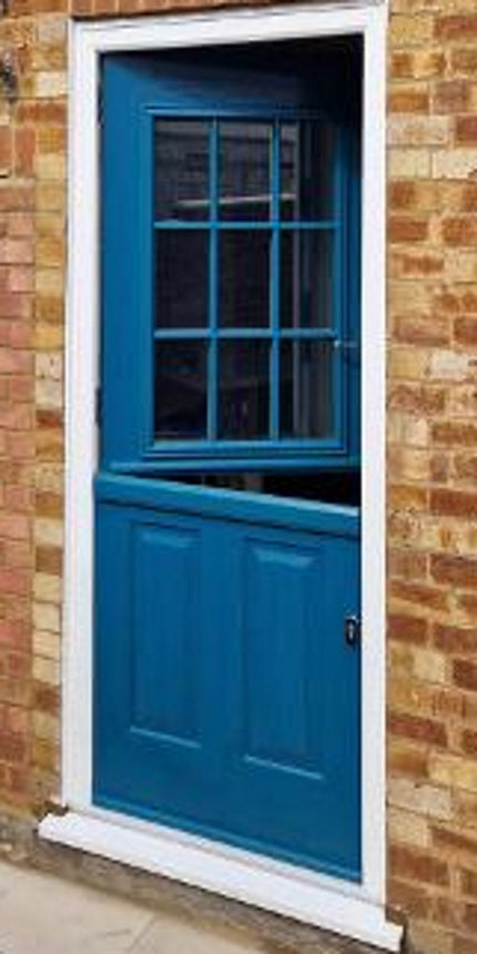 External Composite door with two glazed sidelights