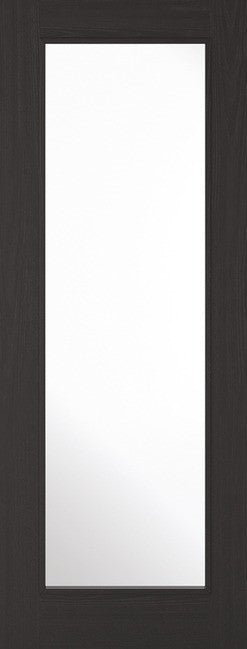 Diez Charcoal Black Glazed Internal Door