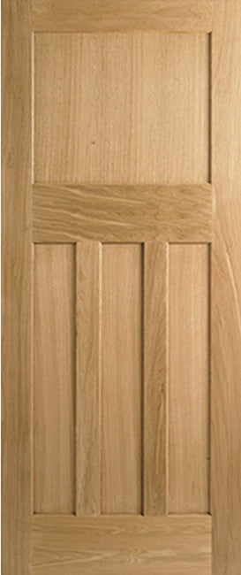 Eindhoven 1 Panel Internal Oak Door Prefinished