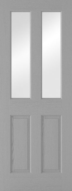 Victorian Grey preglazed internal Door