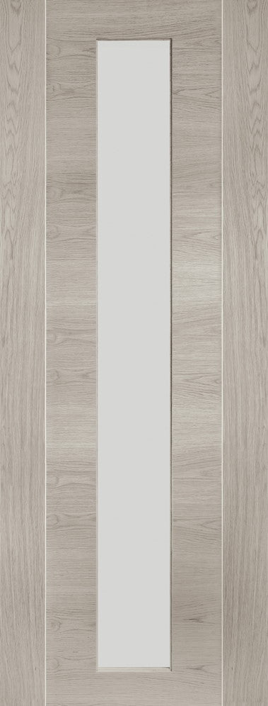 White Grey Laminate Palermo Fire Door