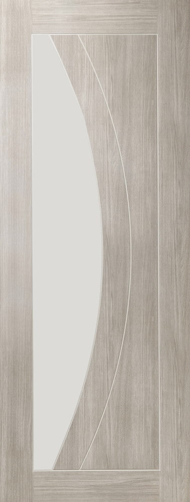 Light Grey Laminate Salerno Glazed Internal Door