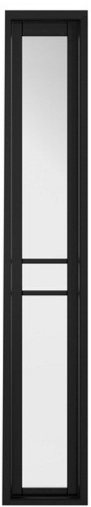 Lincoln Oak W6 Room Divider Unfinished Clear Glass