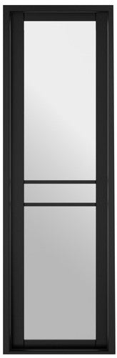 Lincoln Oak W6 Room Divider Unfinished Clear Glass