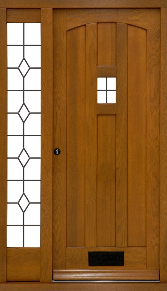 Bespoke Timber Glazed Back Door & Frame - 6 Glazed lights - Supplied & Fitted