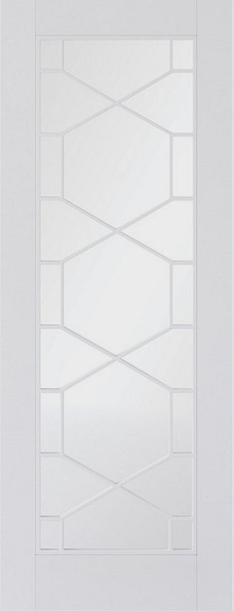 Orly White Primed Glazed Internal Door