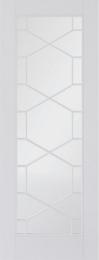 Orly White Primed Glazed Internal Door
