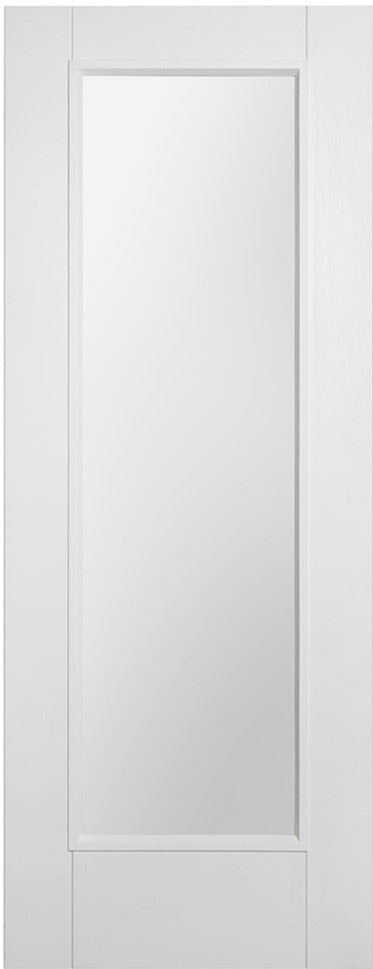 6 Panel Textured White Moulded Fire Door