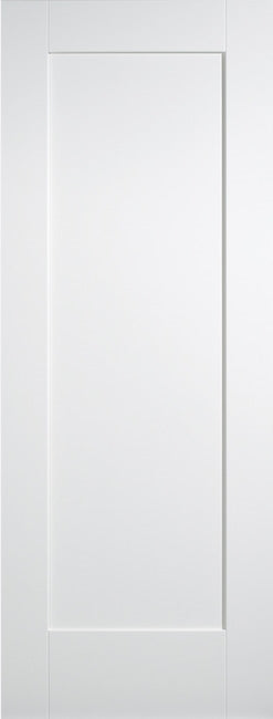 Classical 2 Panel Textured White Moulded Fire Door