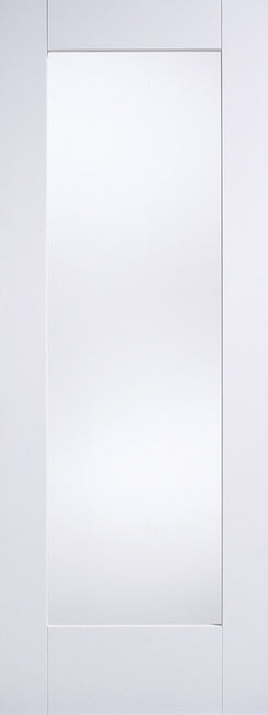 White Shaker Internal Door Frosted Glass