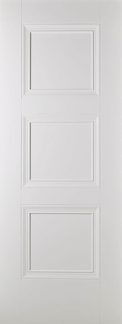 4 Panel Textured White primed Moulded Fire Door