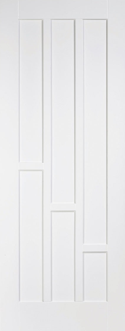 Victorian 4 Panel Shaker White Primed Fire Door x