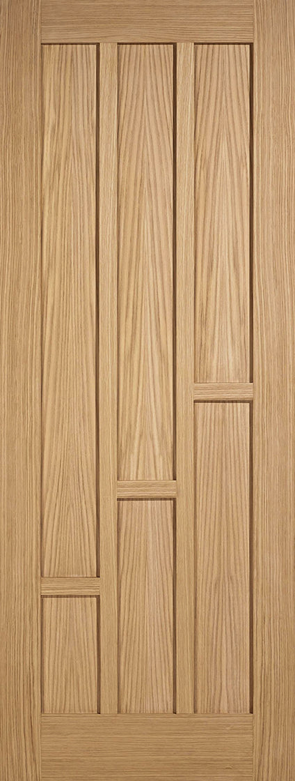 Coventry 6 panel oak internal door unfinished