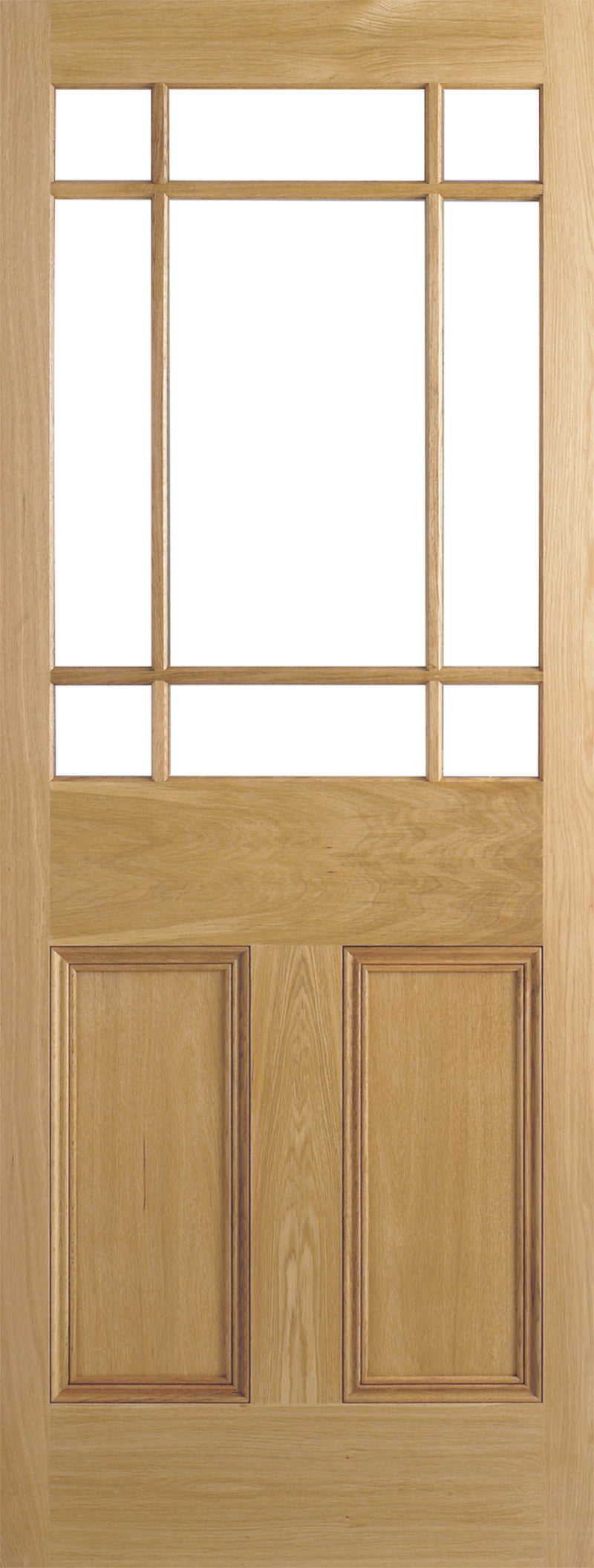  Downham internal oak door, unglazed