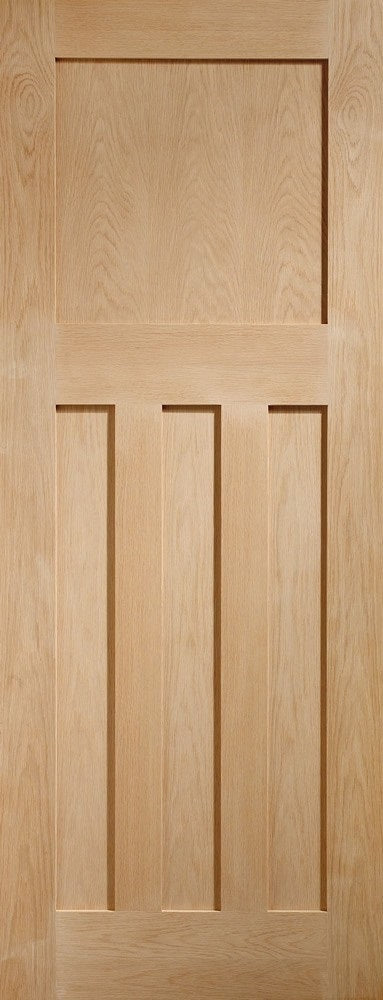 DX 1930 Shaker Oak Panelled fd30 internal fire door