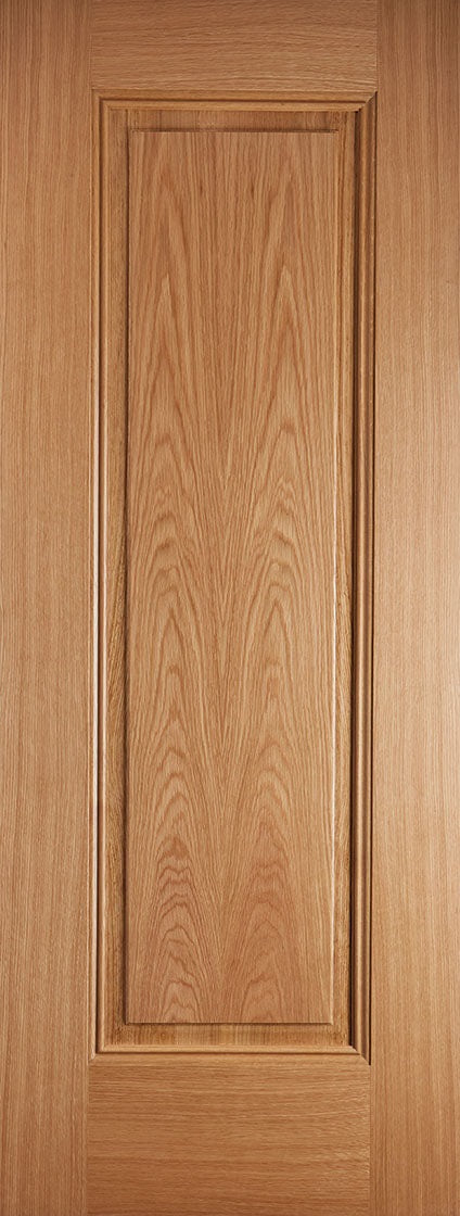 Shaker Oak 4 Light Fire door With Clear Glass X