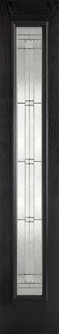 Malton External GRP Door White Leaded Double Glazed