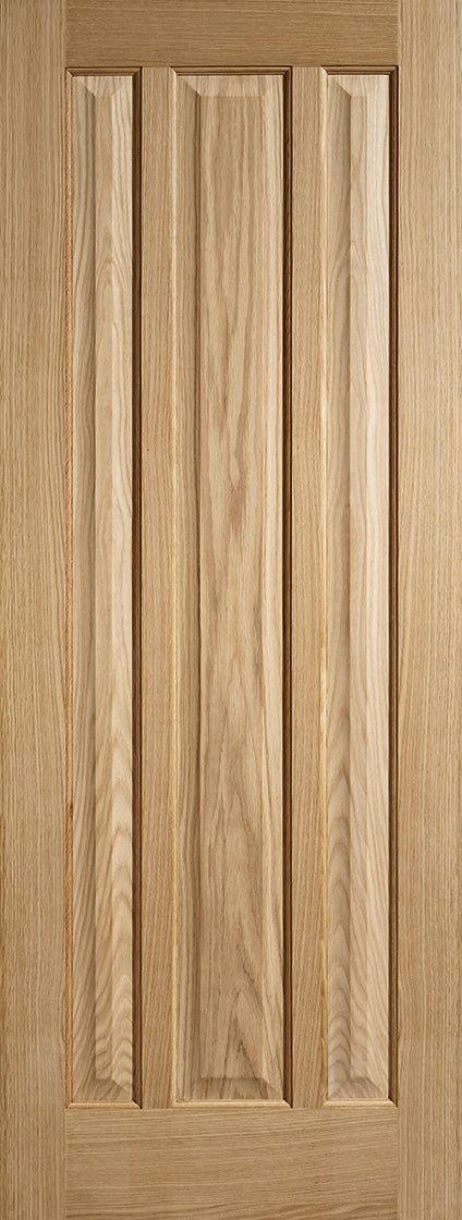 Shaker 4 Light Oak Fire Door With Obscure Glass X