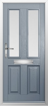 Ludlow 2 double glazed external composite door and frame