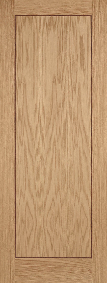 Shaker 4 Light Oak Fire Door With Obscure Glass X