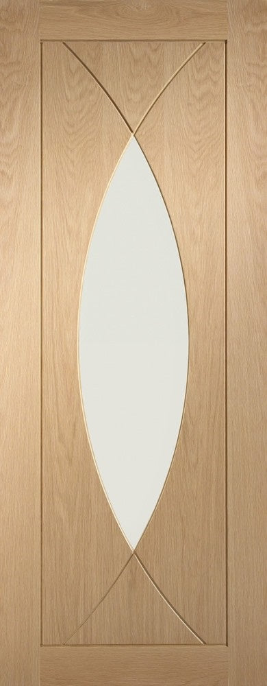 London 4 Panel White Primed Grained Internal Door