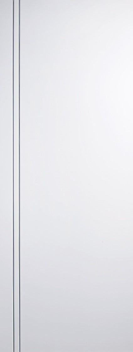 Contemporary  4 Panel White Primed Fire Door