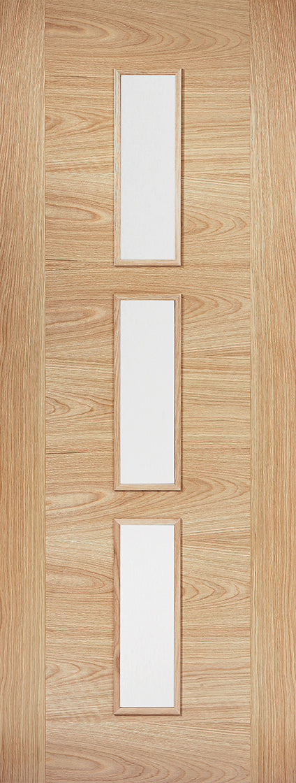 Sofia Oak Prefinished Clear Glass
