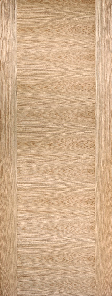 Malton Oak Fire Door With Clear Glass