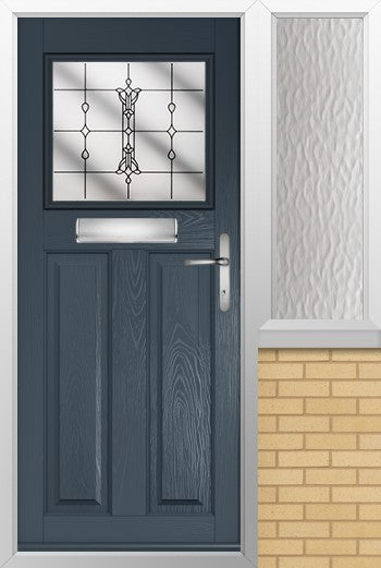 Ludlow 2 Glazed External Composite Door and frame