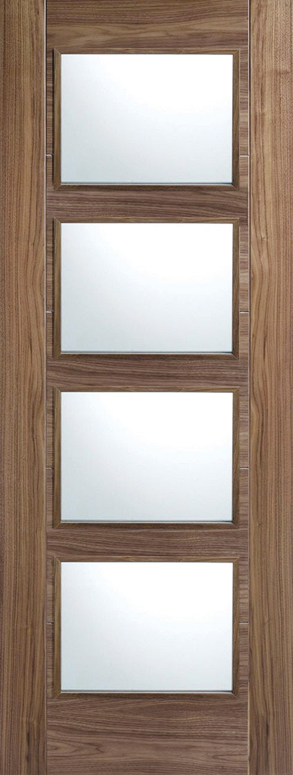 Contemporary  4 Panel White Primed Fire Door