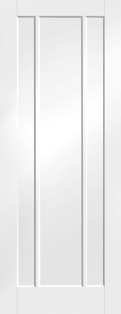 Contemporary  4 Panel White Primed Fire Door